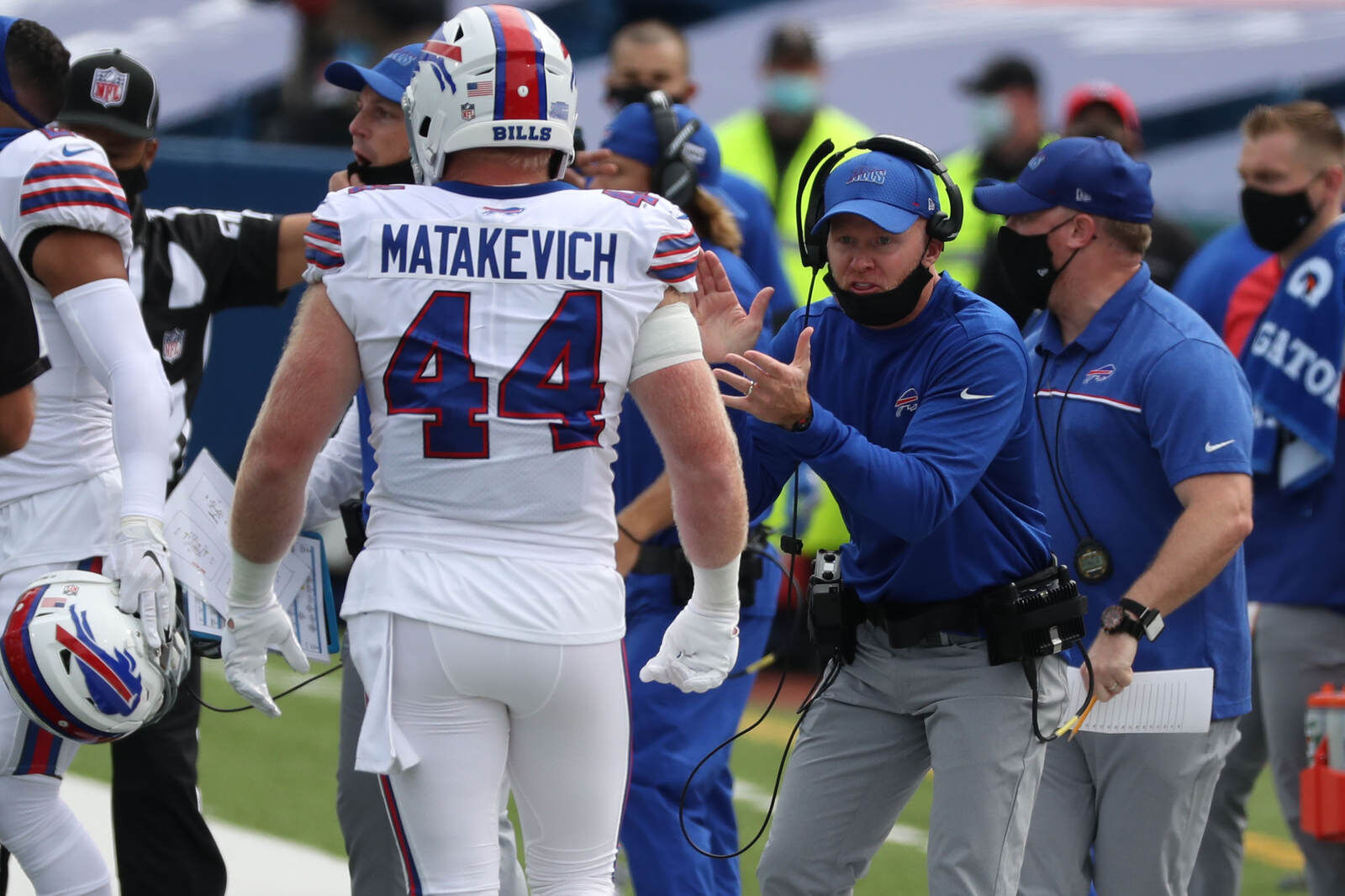 Coach McDermott pumped up